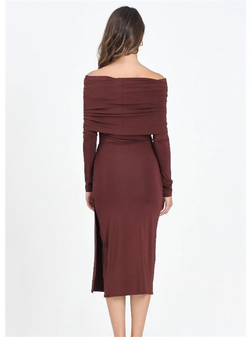 Midi dress bourdeaux Max Mara Studio Max Mara | 2526626051600.002